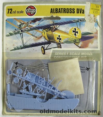 Airfix 1/72 Albatros D-Va (DVa) - Albatross - Blister Pack, 01010-0 plastic model kit